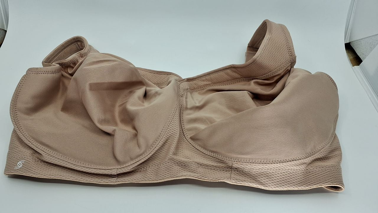 Plus Size MagicLift Sports Bra 40H Café Seamless Wirefree by Glamorise