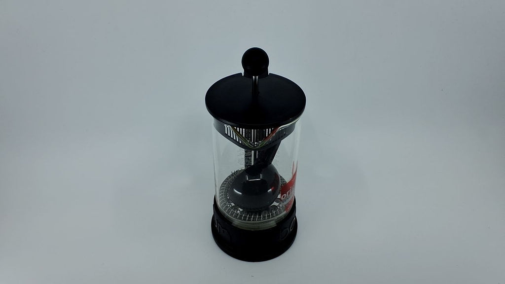 12oz Bodum Brazil French Press Coffee Maker, Borosilicate Glass, Black