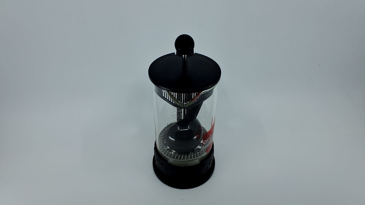 12oz Bodum Brazil French Press Coffee Maker, Borosilicate Glass, Black