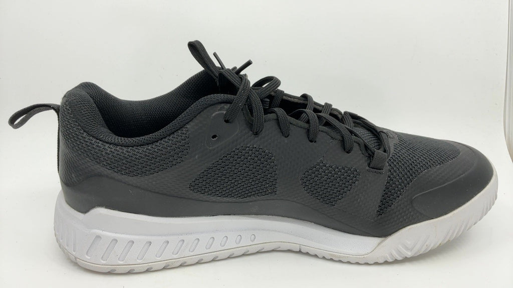 adidas Men's Court Team Bounce 2.0 Indoor Shoe, Black/White/Black, 13