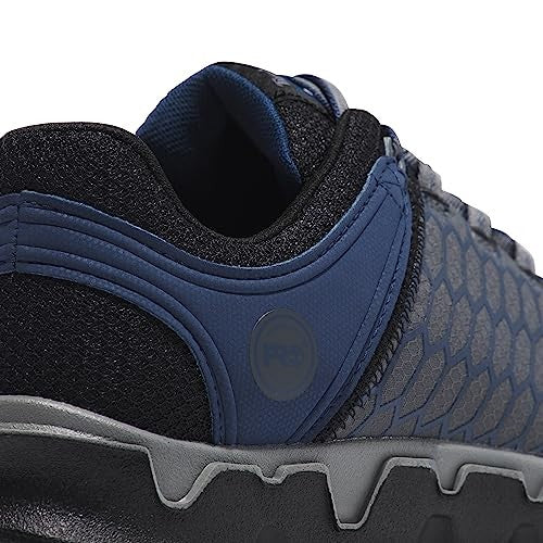 Timberland PRO Powertrain Sport Alloy Safety Toe Work Shoe, Grey/Navy, 11.5
