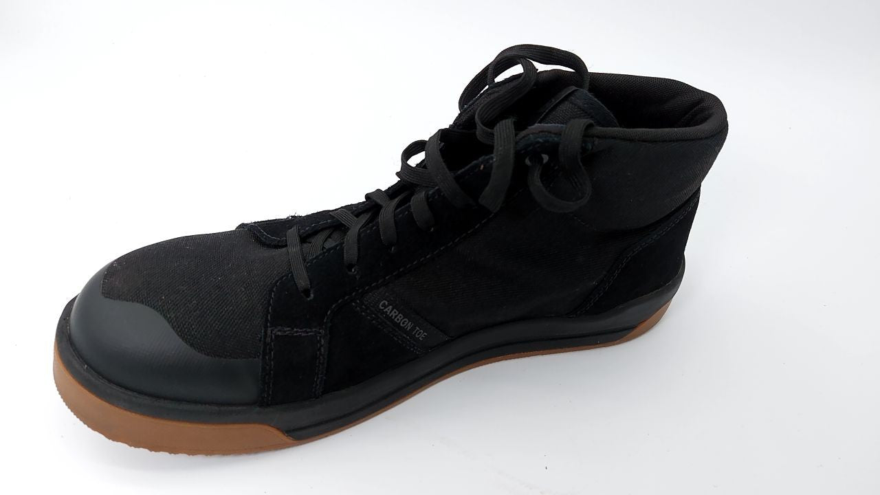 Men's KEEN Kenton Mid Top Sneakers Black/Gum Composite Toe 11.5