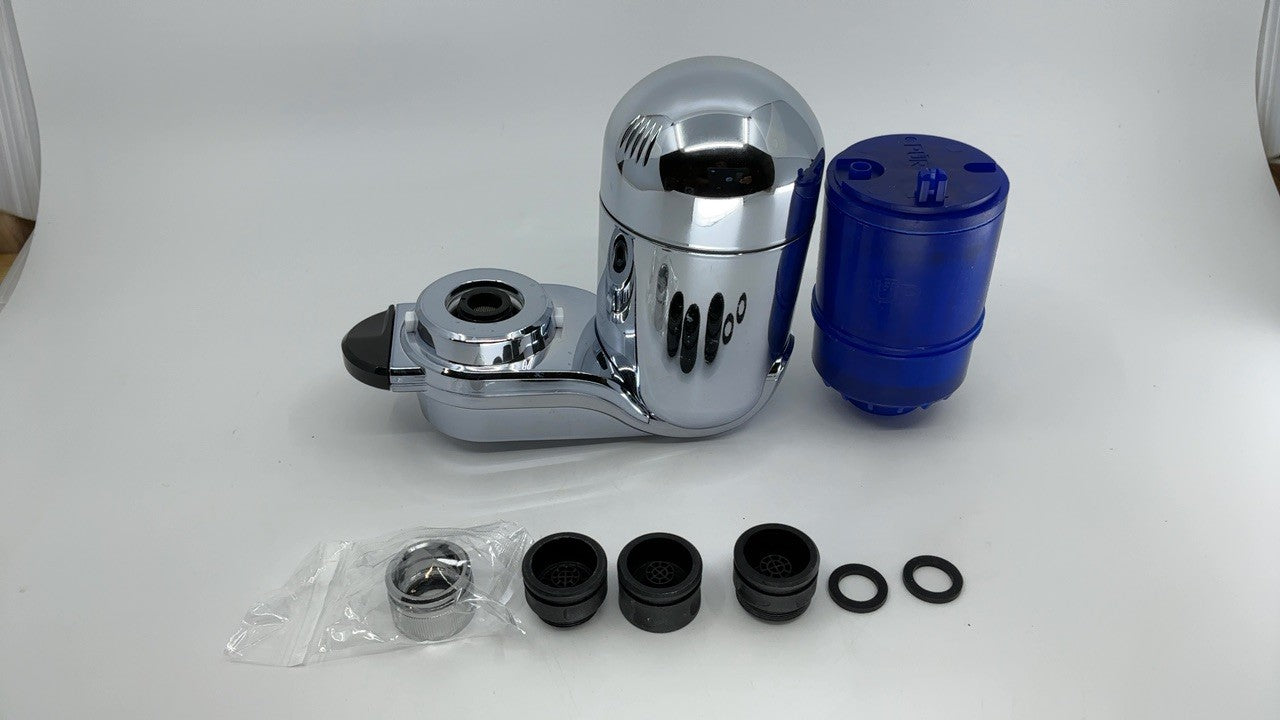 PUR PLUS Vertical Faucet Filter, Chrome, Great-Tasting Water, 100 Gal
