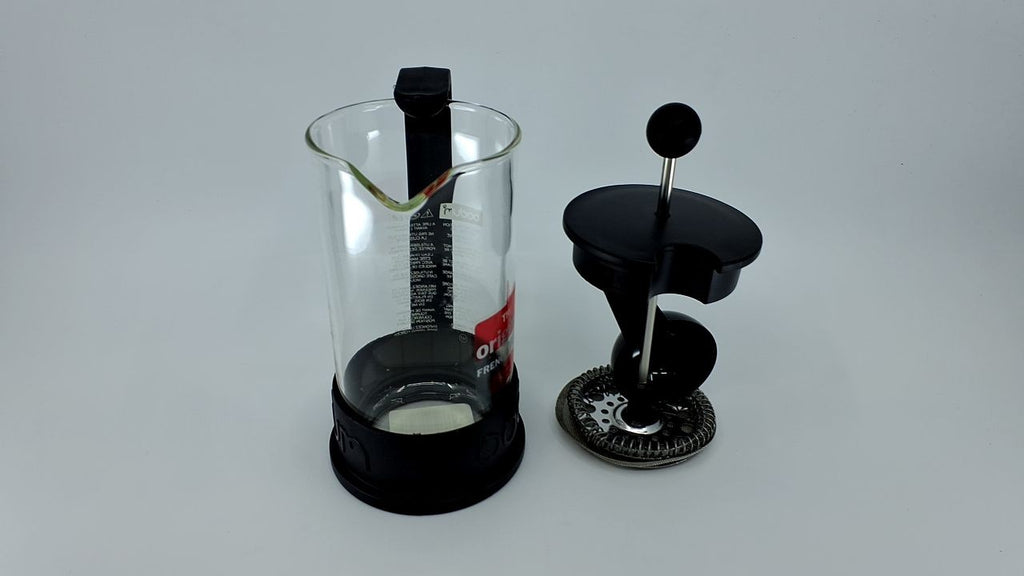 12oz Bodum Brazil French Press Coffee Maker, Borosilicate Glass, Black