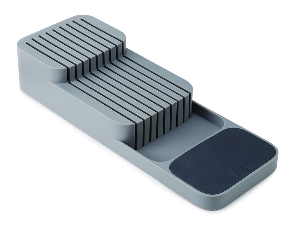 2-Tier Knife Organizer, Holds 9 Knives, Gray, Kitchen Storage