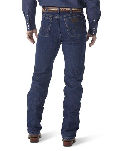 Premium Performance Cowboy Cut Regular Jean, Mid Stone, 40W x 32L