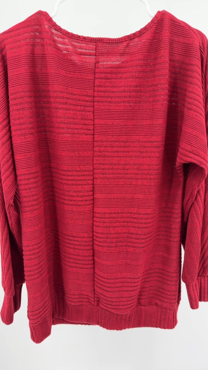 Full Size Round Neck Long Sleeve Top