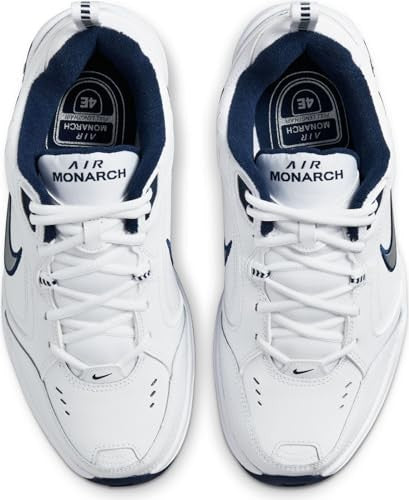 Nike Men's Air Monarch IV D Training Shoes, White/Navy, 10.5 M
