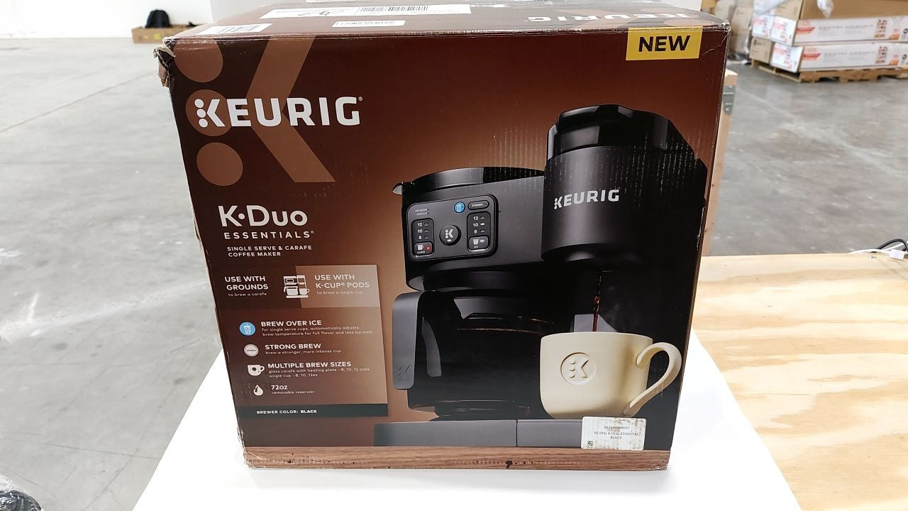 Keurig K-Duo Essentials Hot & Iced Coffee Maker w/ 72 oz Reservoir - Black