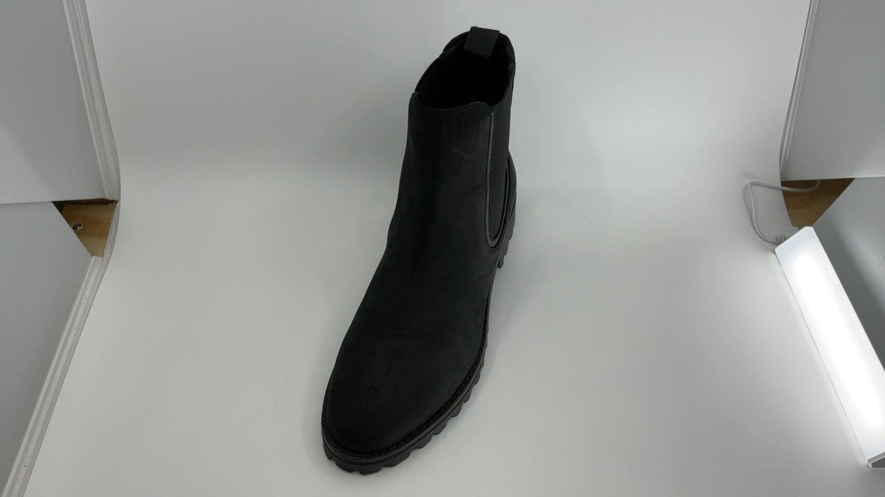 Legend Rugged Chelsea Boots, Black Matte, Women's Size 9