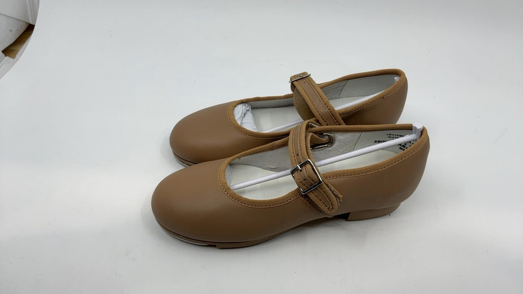 Capezio girls 3800 Tap Shoe mary jane flats, Caramel, 13.5 Little Kid US