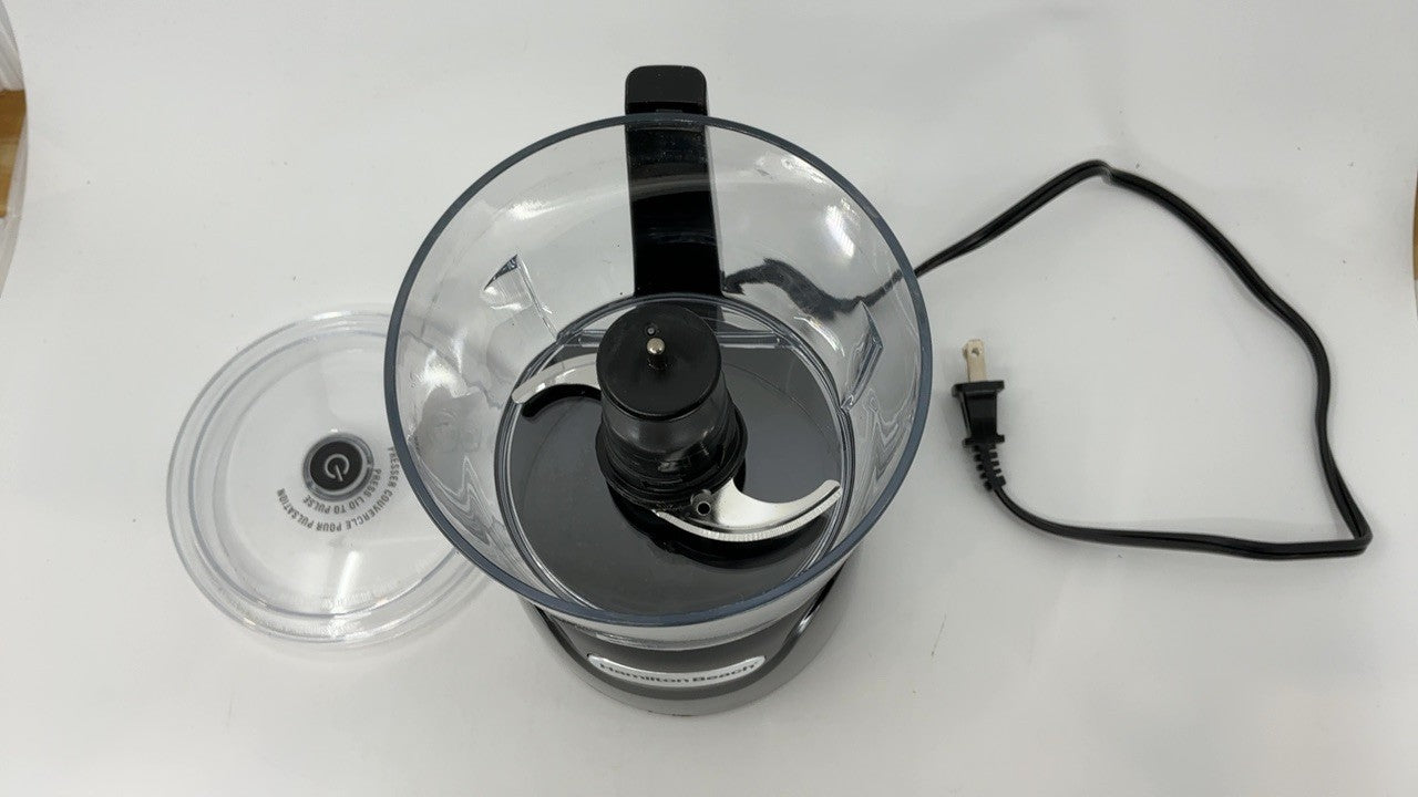 Hamilton Beach Mini Food Processor, 3-Cup, Black, 350W, for Chopping