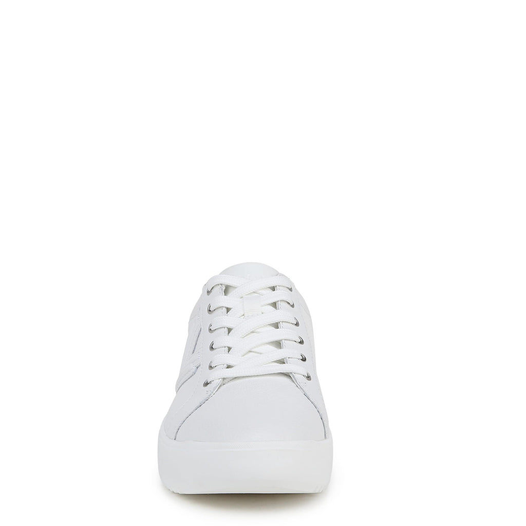 Vionic Women's Kearny Lace Up Sneaker, White Leather, 9.5 Wide