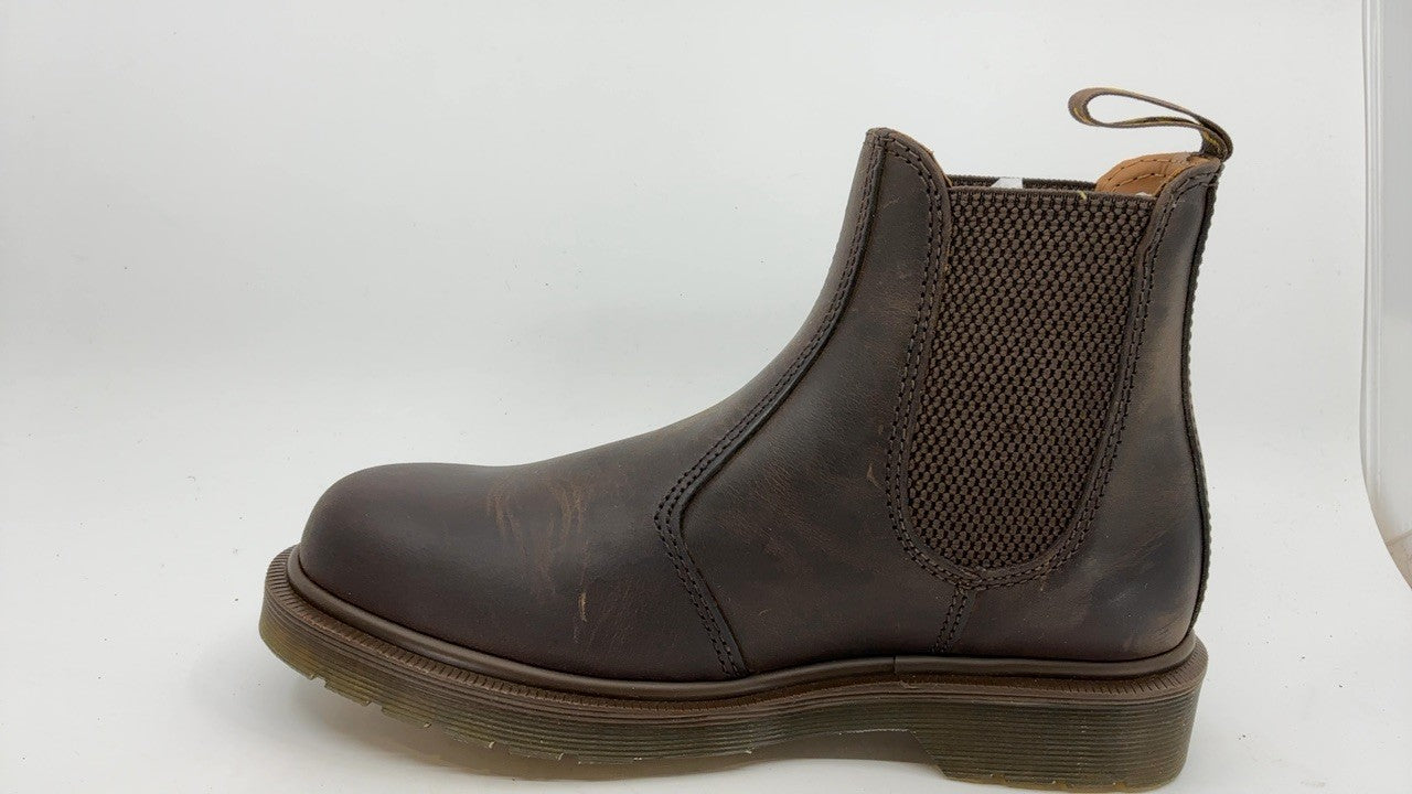Dr. Martens 2976 Chelsea Boot, Dark Brown Crazy Horse, Unisex Size 6W/5M