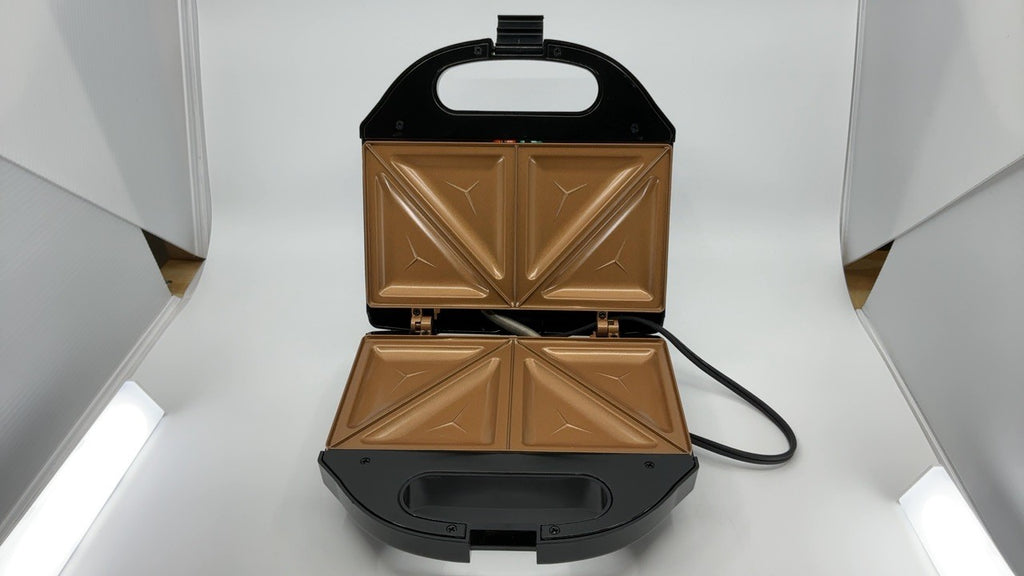 Gotham Steel Nonstick Sandwich Press, 2 Sandwich Capacity, Indicator Light