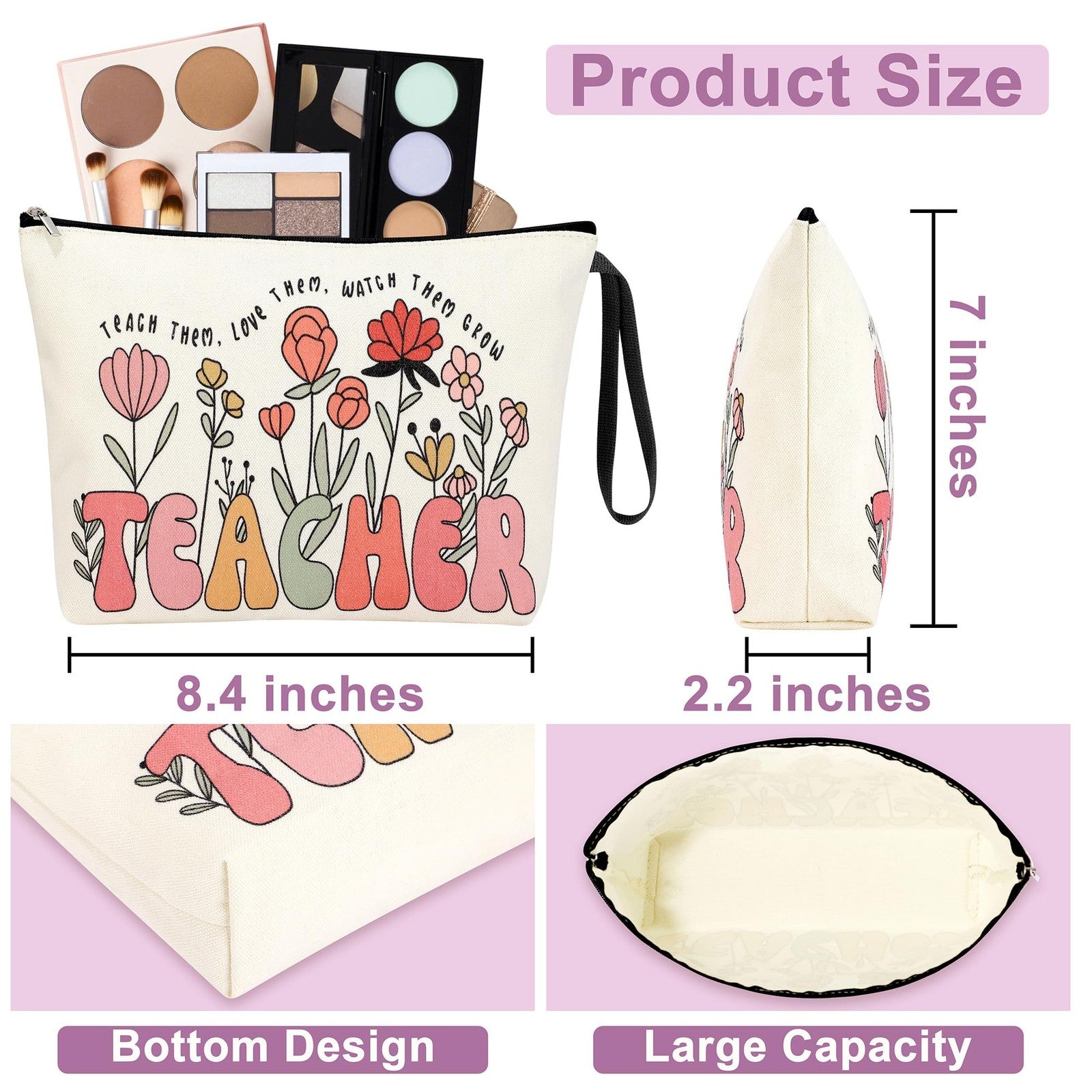 Teacher Retirement Gift Set, Tote Bag & Accessories for Women