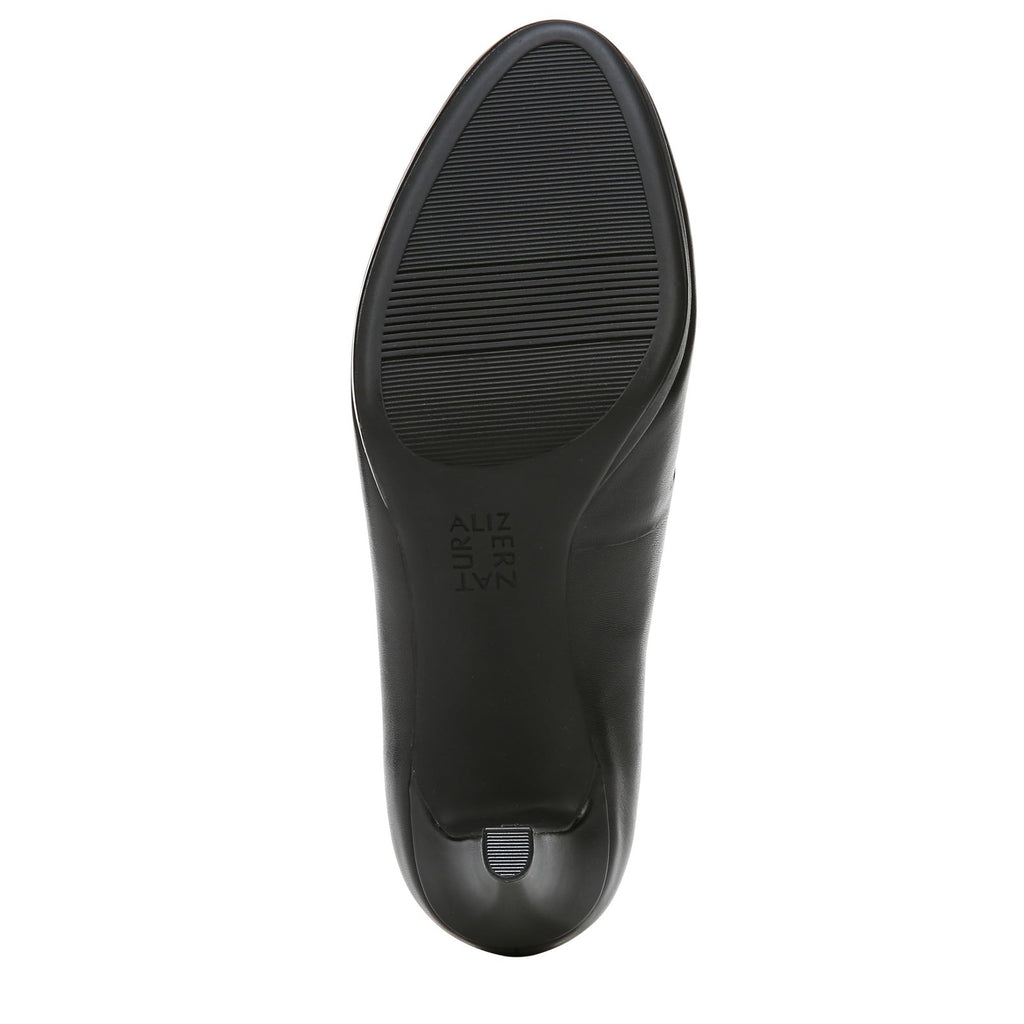 Naturalizer Womens Michelle Pump Black Leather 10 W