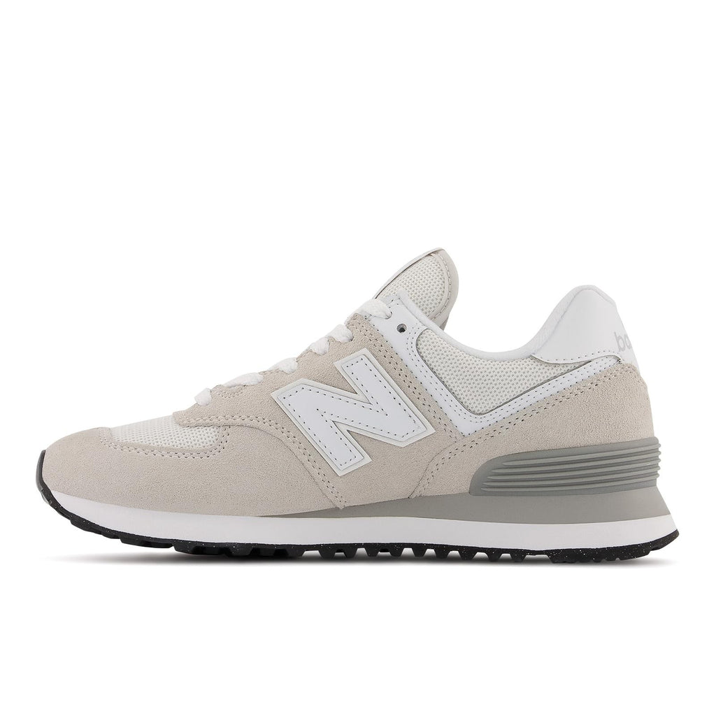 New Balance Women's 574 Core Sneaker, Nimbus Cloud/White, 8.5 Wide