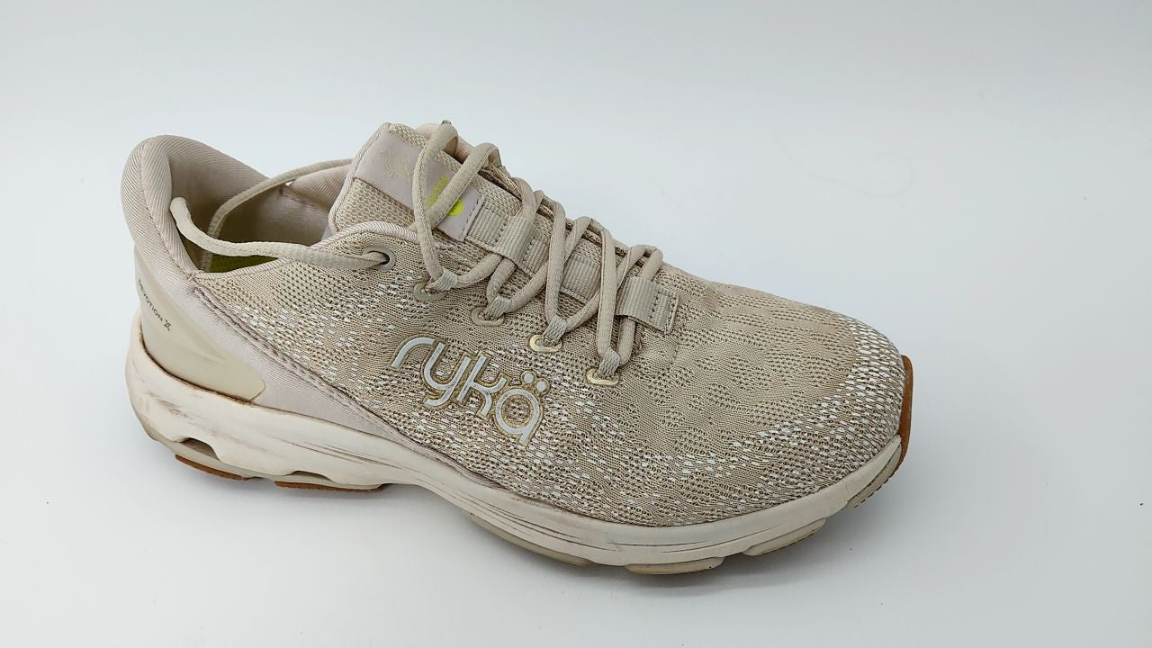 Ryka Women's Devotion X Walking Shoe Sneaker, French Beige, 8.5 Wide