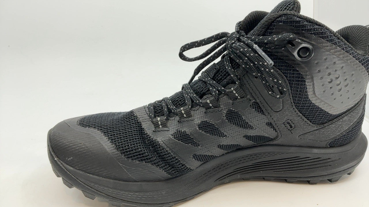 Merrell Men's Nova 3 Tactical Mid Waterproof Military Boot, Black/Charcoal, 7.5