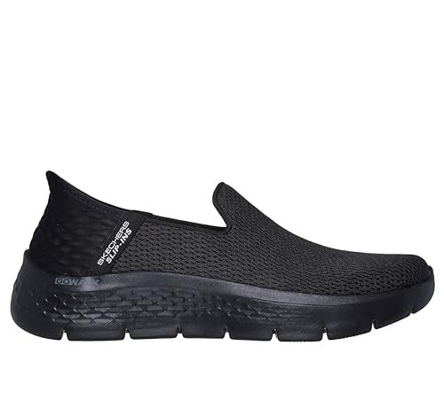 Skechers Women's Hands Free Slip-Ins Go Walk Flex-Relish Sneaker, Black, 7.5 US