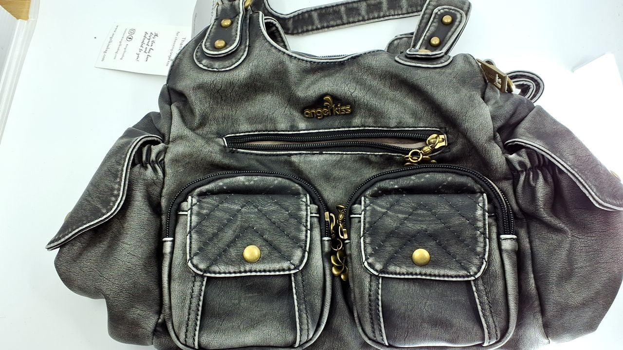 Large Black Hobo Bag Soft PU Leather Shoulder Bag for Women