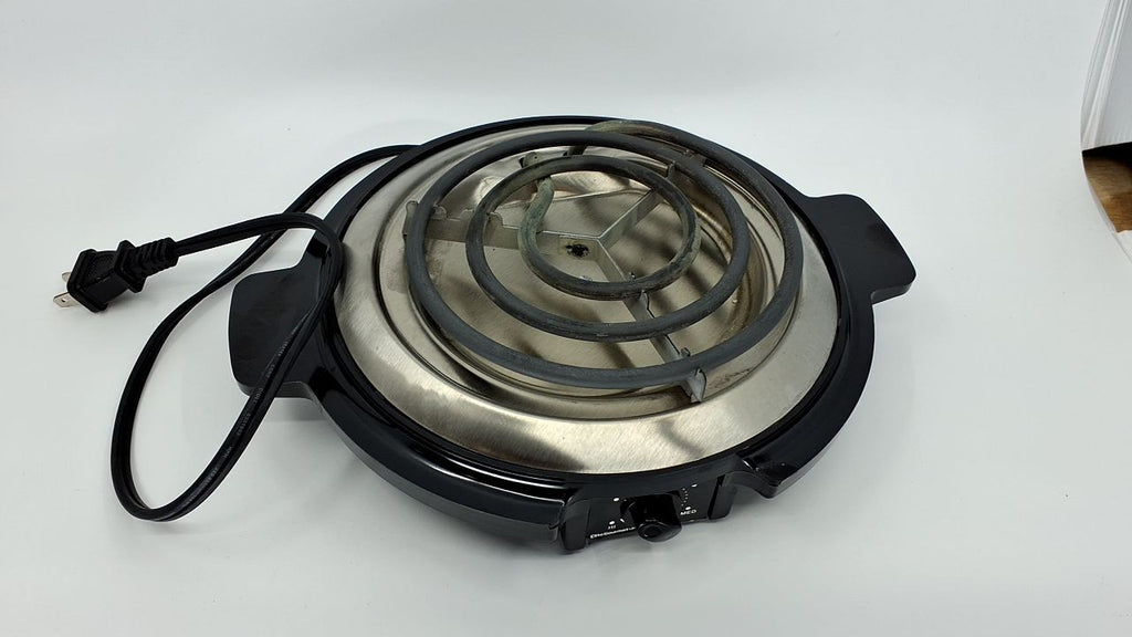Elite Gourmet ESB-300X 1000W Electric Hot Plate Coiled Burner - Black