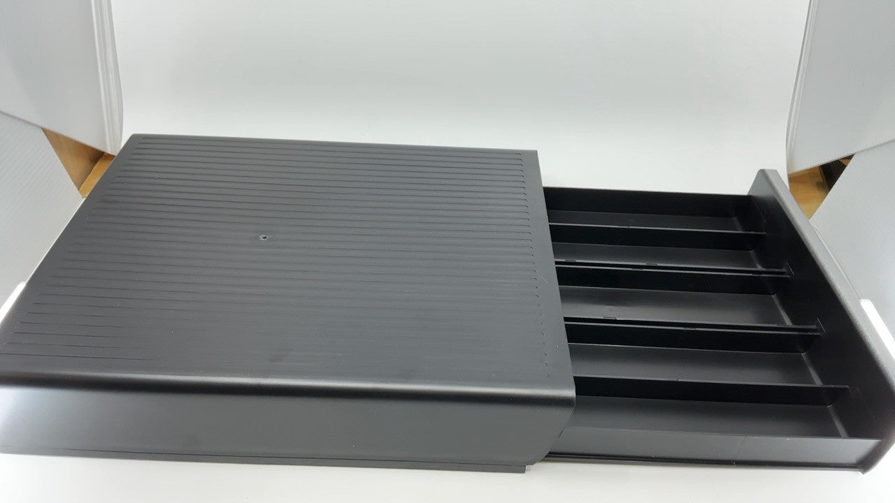 Coffee Pod Storage Drawer, 30 Pod Capacity, Black, Space-Saving Design