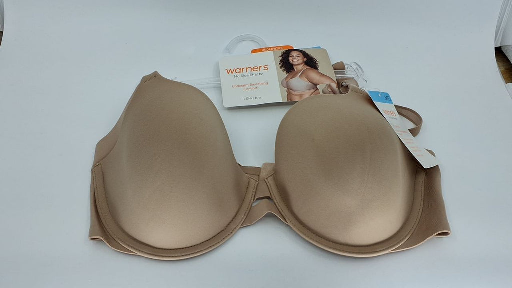 Warner's No Side Effects Underwire Bra 1356, Toasted Almond, 34C