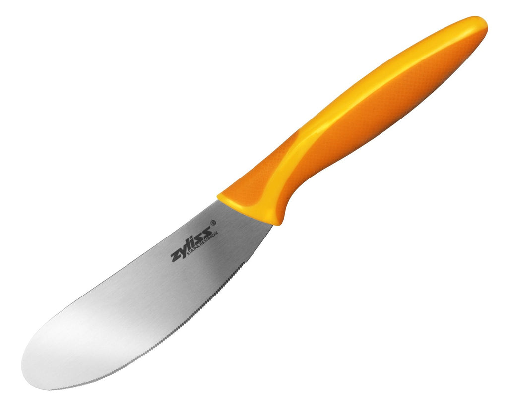Zyliss Orange Sandwich Spreader Knife - Ergonomic Handle & Wide Blade