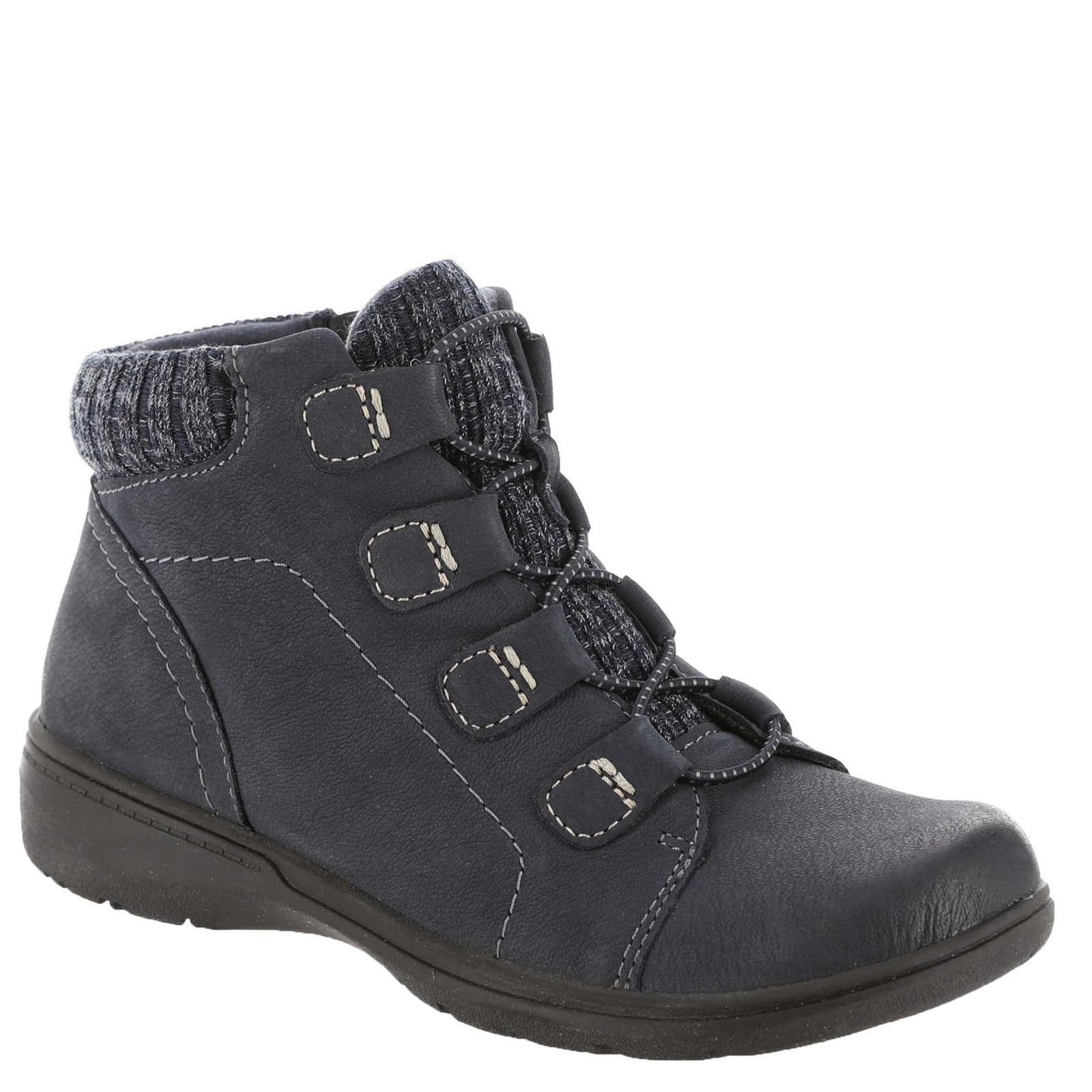 Clarks Women's Carleigh Jade Ankle Boot, Navy Nubuck, 6.5