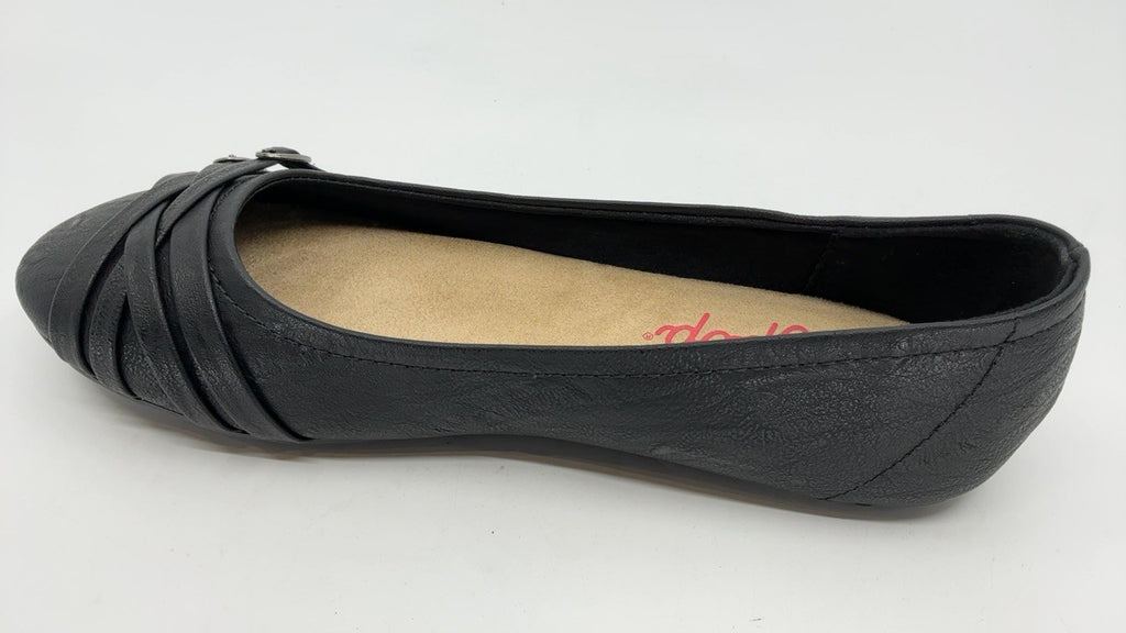 Jellypop Women's Genesis Skimmer Comfort Ballet Flat (Black, 10 Medium)