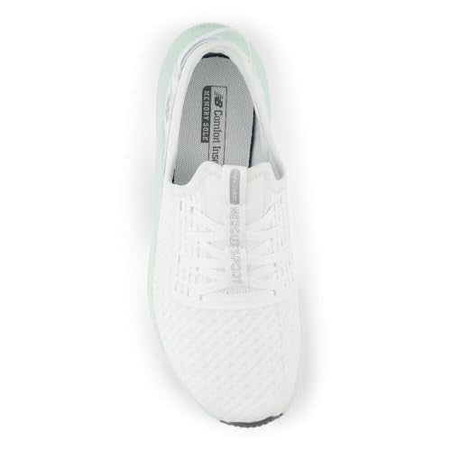 New Balance Women's DynaSoft Nergize Sport V2 Shoes, White/Silver, 9 Wide