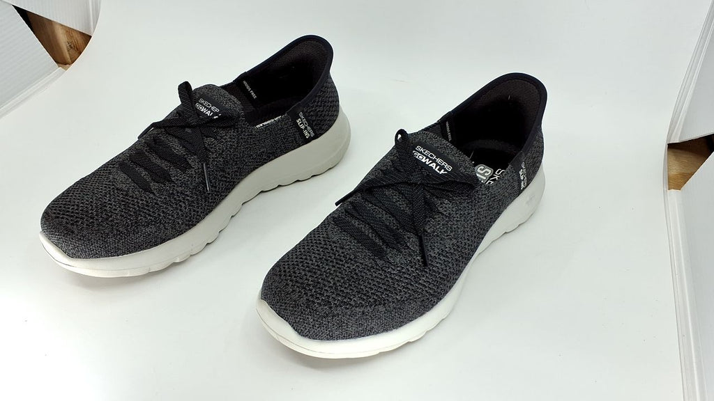 Skechers Women's Go Walk Joy Abby Hands Free Slip-Ins Sneaker, Black, 7