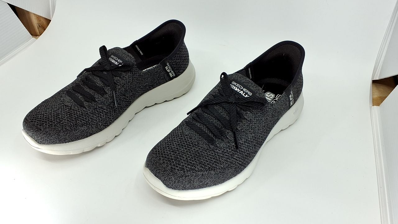 Skechers Women's Go Walk Joy Abby Hands Free Slip-Ins Sneaker, Black, 7