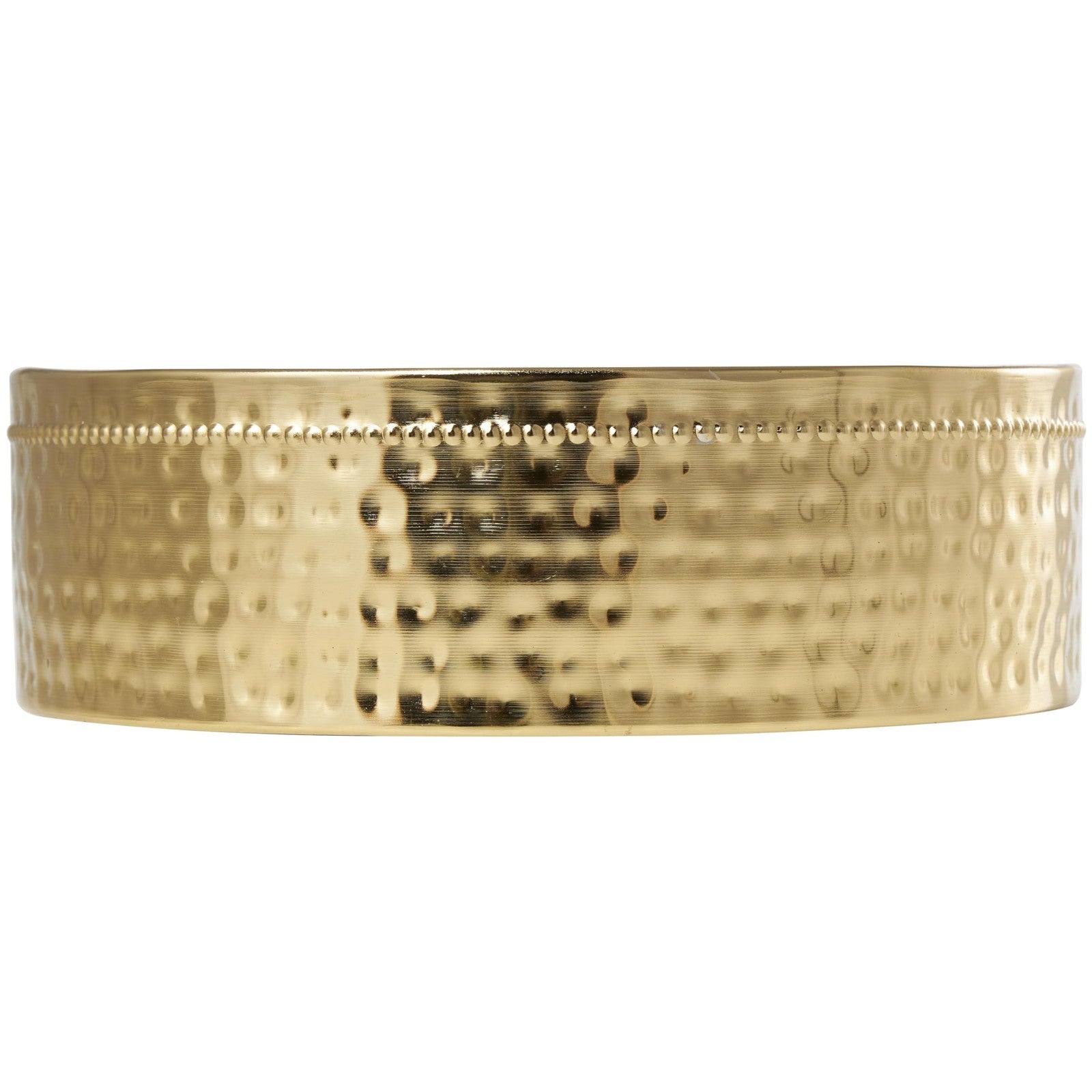 60 oz Jasmine Scented Candle 4 Wick Gold Metal Decorative Candle