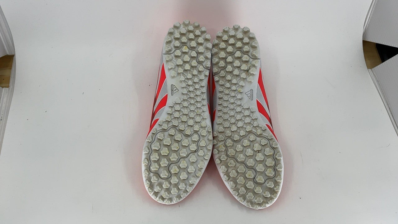 adidas Unisex-Kids Club Predator Turf Soccer, Lucid Red/White/Black, 5.5