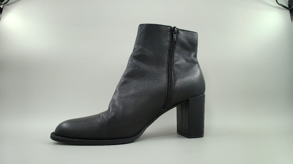 Steve Madden Women's Jozie Ankle Boot, Black Leather, 10M