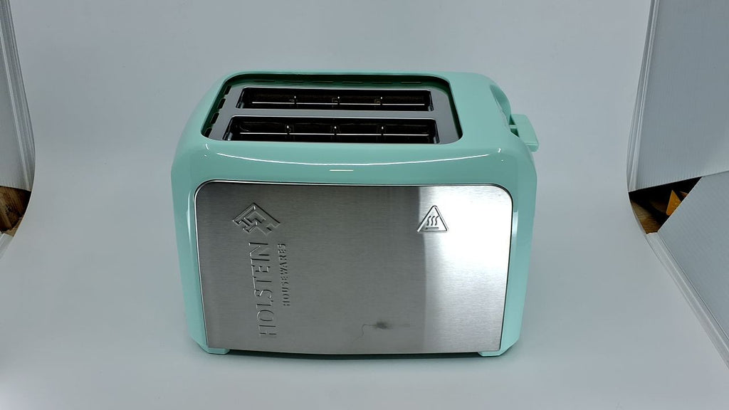 2-Slice Toaster Mint Stainless Steel, 7 Browning Settings, Extra-Wide Slots