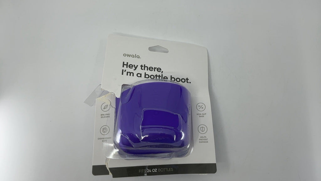 Owala 24oz FreeSip Water Bottle Boot, Violet Silicone Protective Sleeve