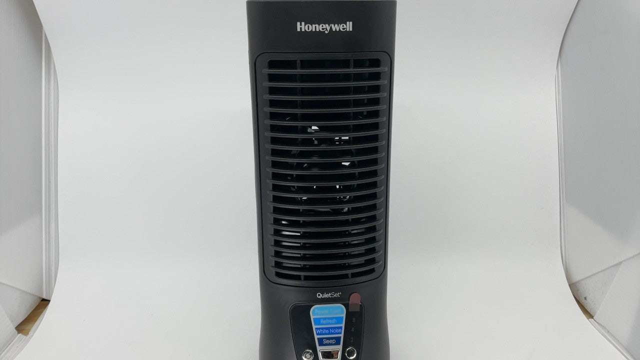 Honeywell Oscillating Table Fan, Compact 13in, Quiet Operation, Black
