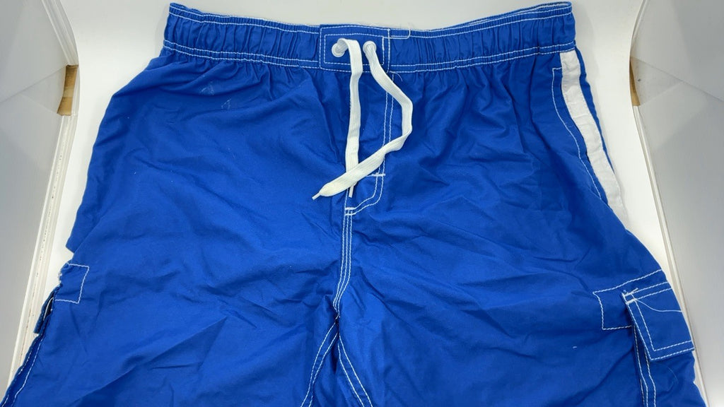 Kanu Surf Barracuda Swim Trunks Royal X-Large Quick Dry UPF 50+