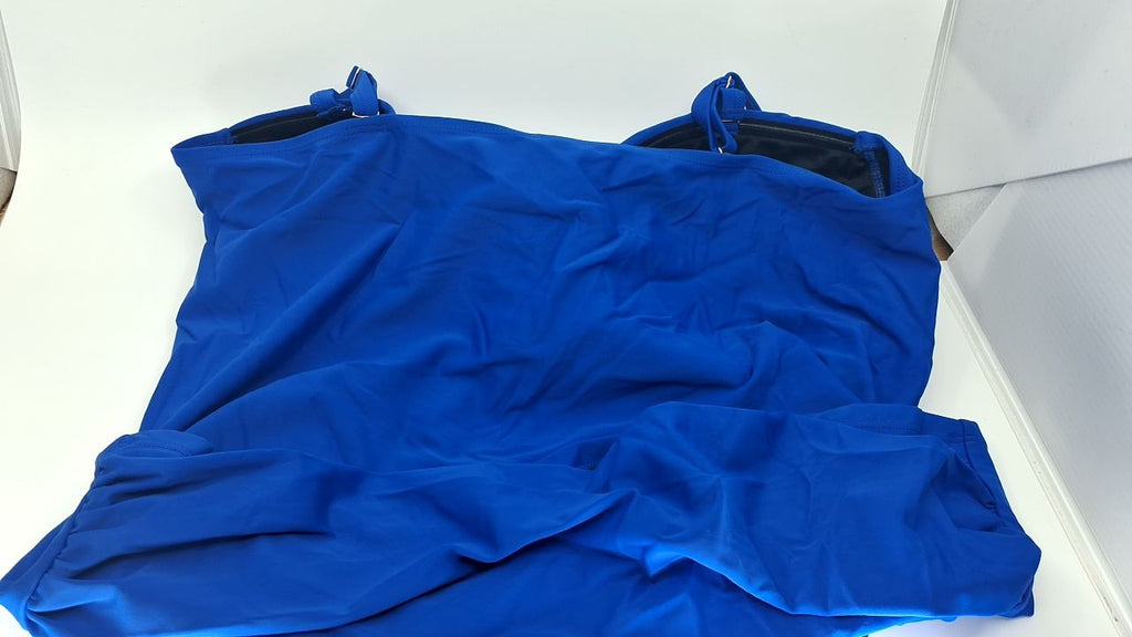 Ocean Blues Women's 3X-Large Royal Blue Tankini Top w/ Tummy Control