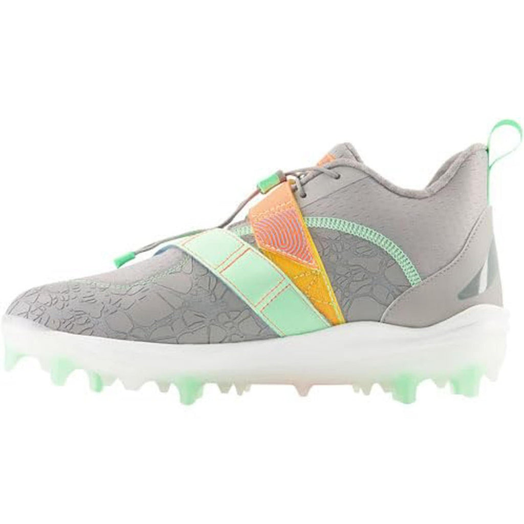 New Balance FuelCell Lindor V2 Comp Baseball Cleats 7.5 Wide Grey/Jade
