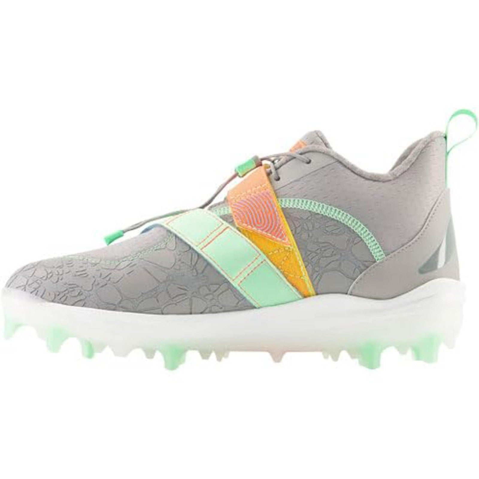 New Balance FuelCell Lindor V2 Comp Baseball Cleats 7.5 Wide Grey/Jade