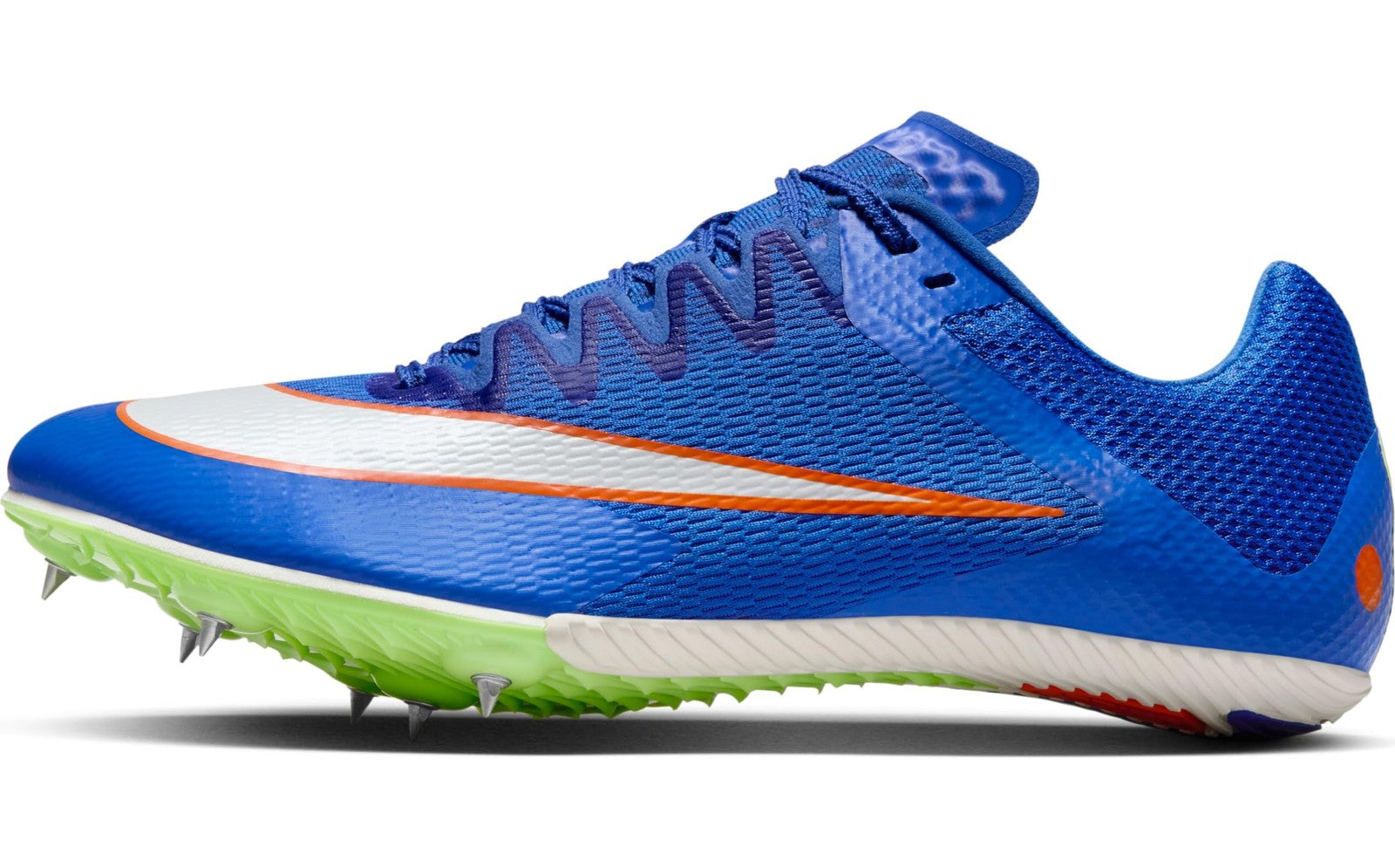Nike Rival Sprint Spikes DC8753-401 Size 6.5 Men / 8 Women Racer Blue/Lime Blast