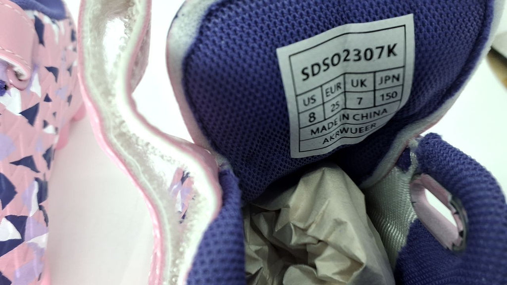 DREAM PAIRS Soccer Cleats Kids Size 8 Toddler Pink/Purple Football Shoes