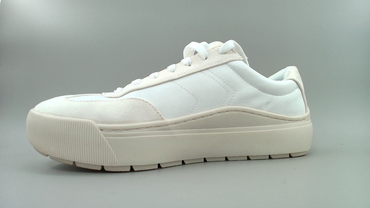 Dr. Scholl's Womens Time Off Win Sneaker White/Tofu Fabric 8.5 M