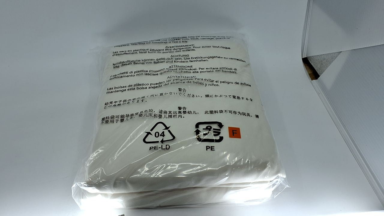 AmazonBasics 4Pc Full Sheet Set, Soft Microfiber, 14In Deep Pockets, Cream