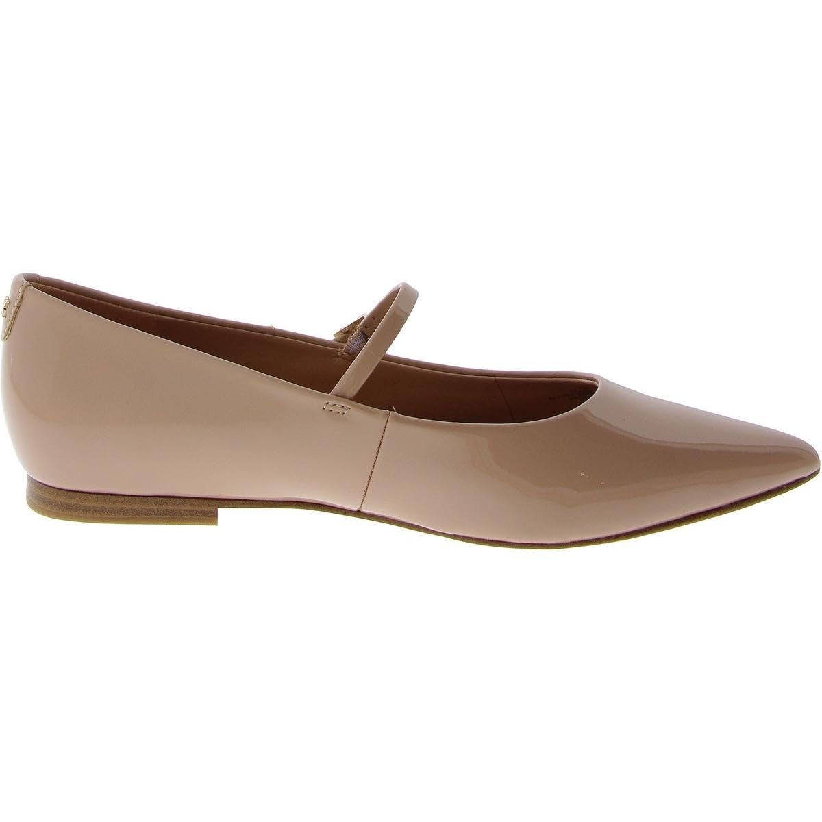 Calvin Klein Women's Kamryn Flat, Light Pink Patent 680, 10